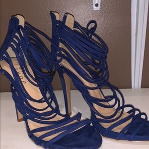 Blue sandals